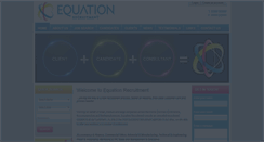 Desktop Screenshot of equationrecruitment.com